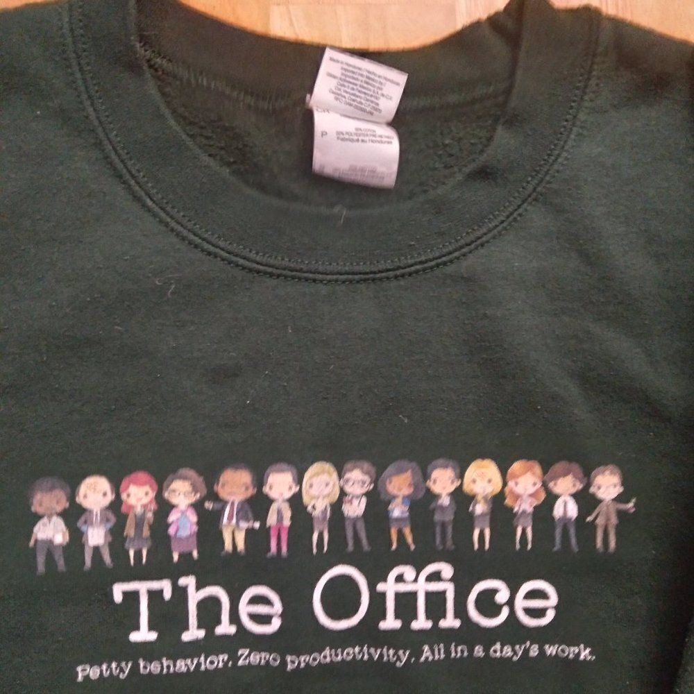 Vintage The Office All In A Day's Work Crewneck Sweatshirt